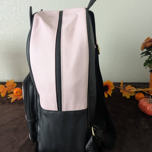 Betsy Johnson LUV Betsey Pink/Black LBADLEY Large Backpack - NWT - Picture 4 of 11